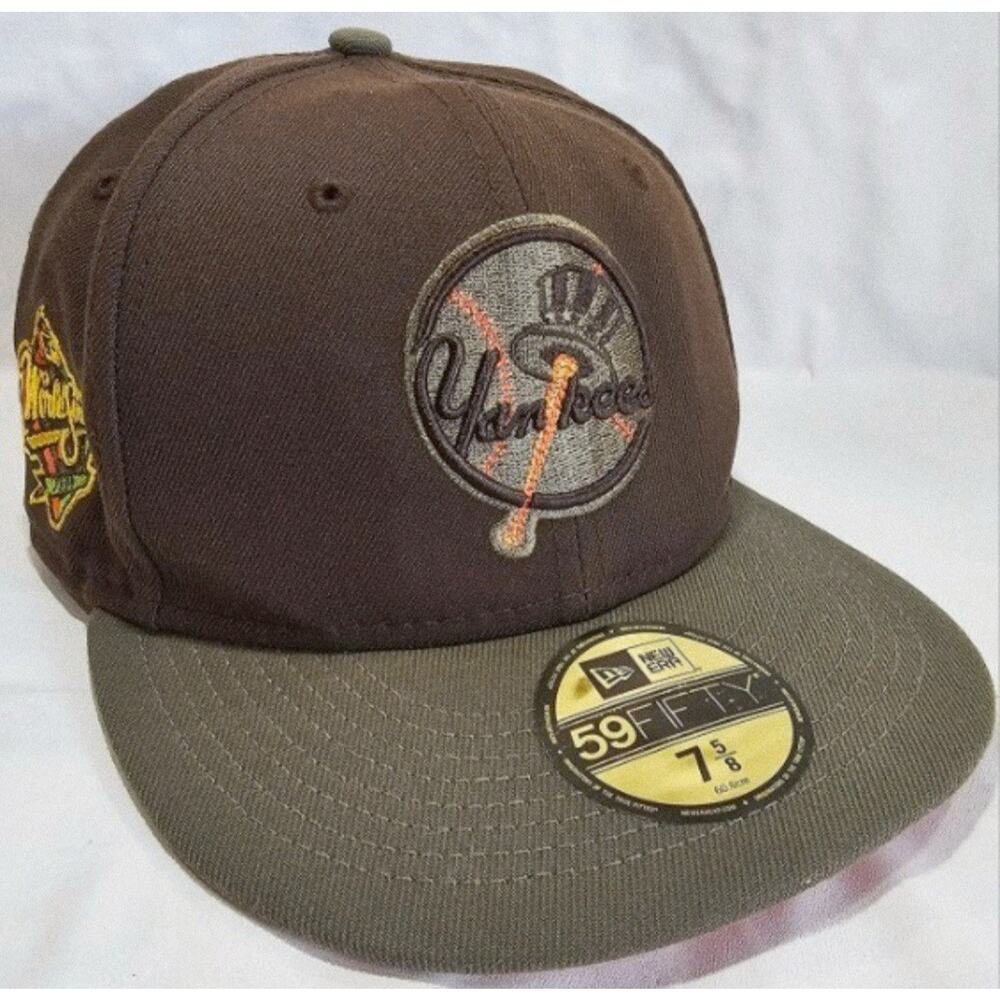 1999 World Series New York Yankees Beef And Broccoli Fitted Ball Cap Size 7-5/8